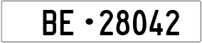 Truck License Plate